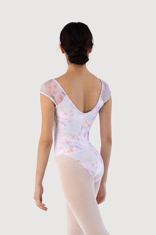 Bloch Belvia Fitted Cap Sleeve Posy Leotard
