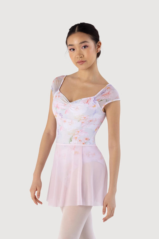 Bloch Bari Mesh Womens Skirt Pale Pink