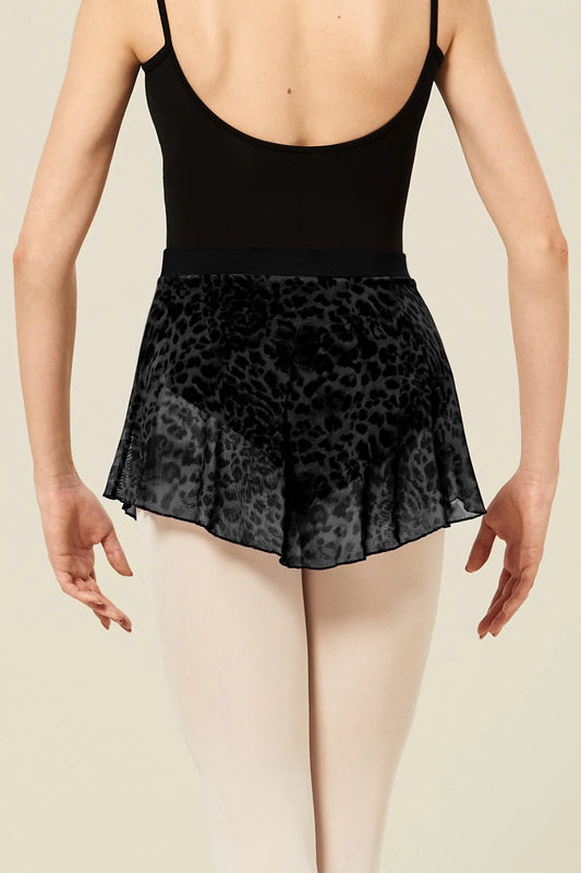 Bloch Janise Animal Printed Mesh Womens Skirt