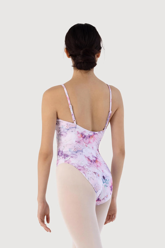 Bloch Brielle Camisole V Mesh Flora Leotard