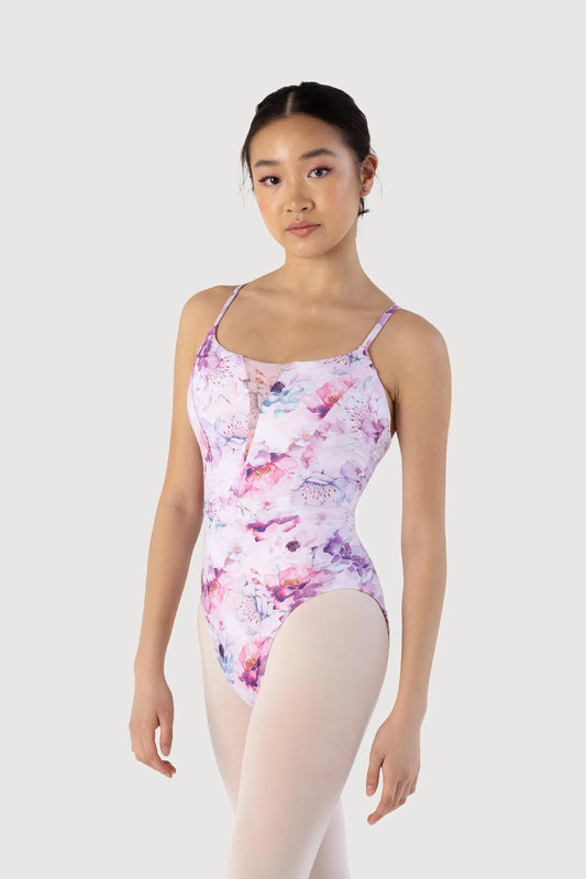 Bloch Brielle Camisole V Mesh Flora Leotard