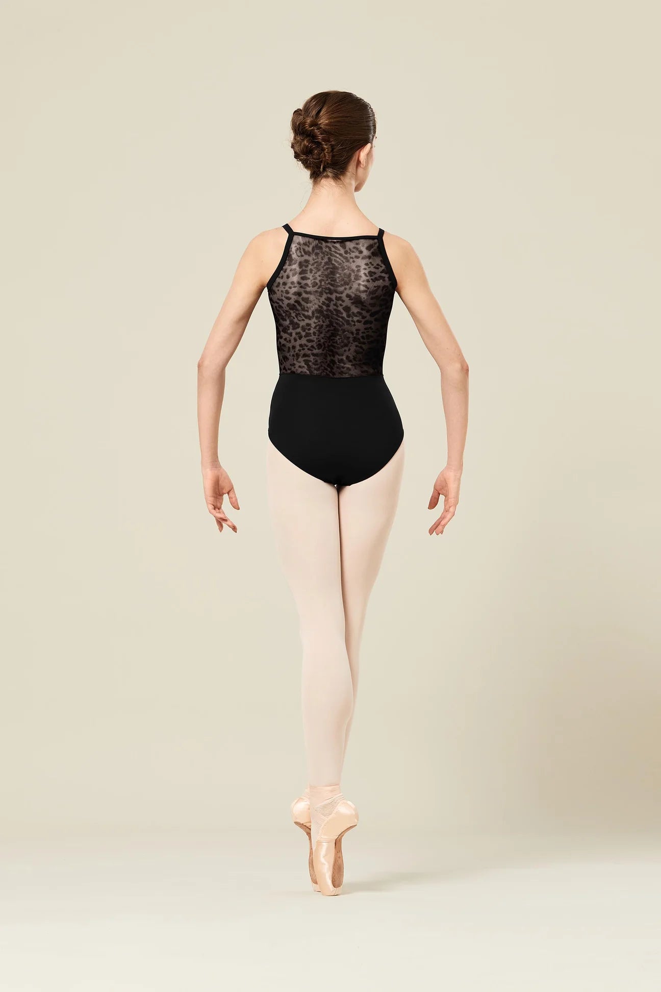 Bloch Maiko Animal Printed Mesh Womens Camisole Leotard