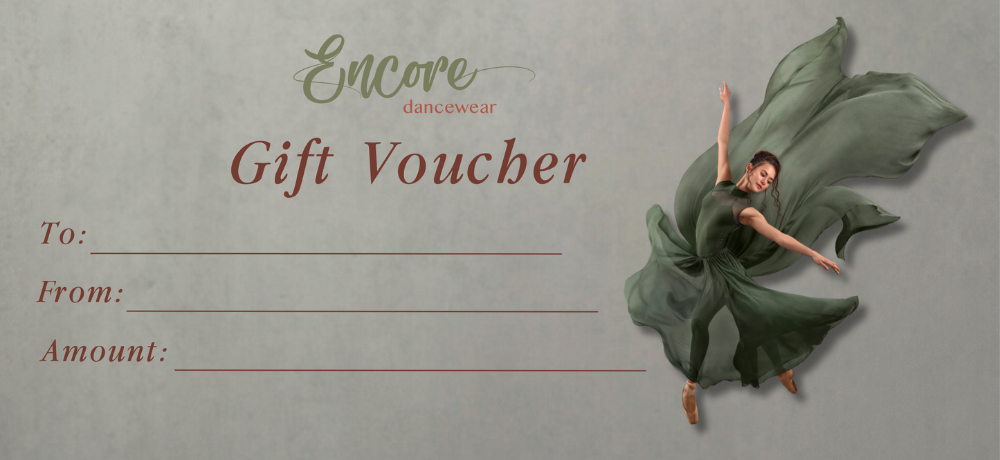 Encore Dancewear Gift Voucher