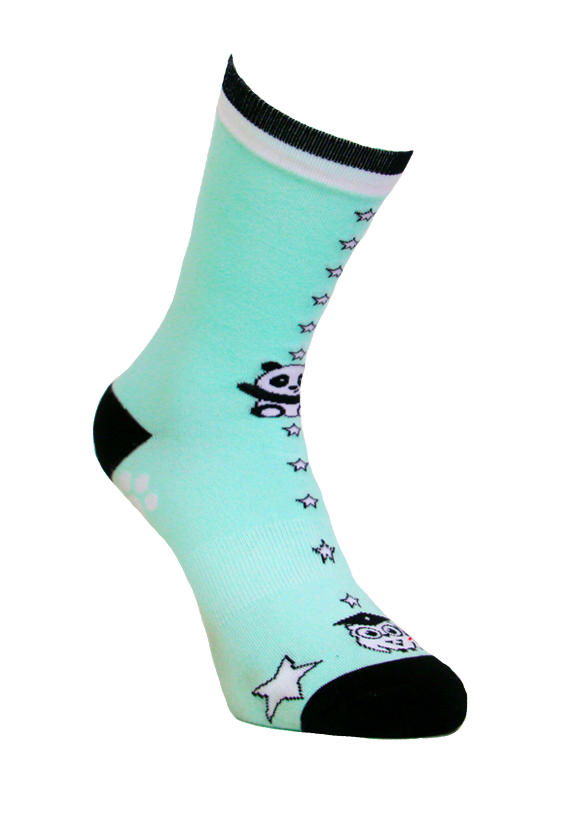 Dance Sock Academy Sockology Grip Spots No Lace Mint