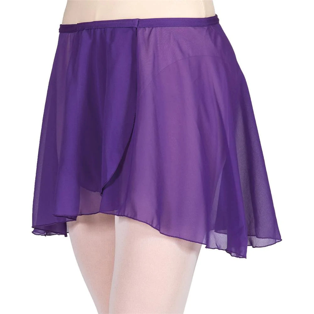 PW Pull-On Wrap Skirt Adult Purple