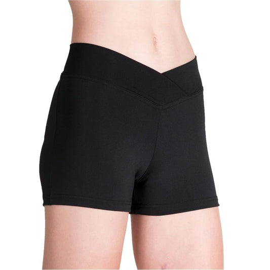 PW Hot Pants Black V Waist