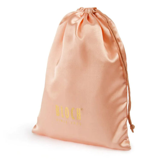 Bloch Gold Logo Satin Pointe Shoe Bag