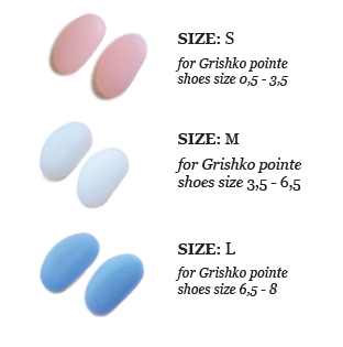 Grishko Mini Silicone Toe Pads for Pointe Shoes
