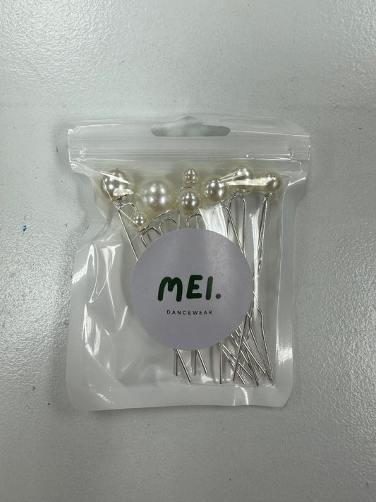 Mei Dancewear Pearl Bobby Pin 9 Pack