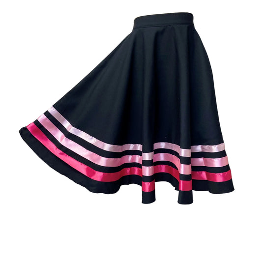 PW Character Skirt Pink Wide Ribbon